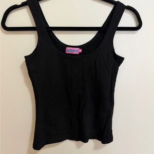 Edikted Sleek Black Cropped Tank